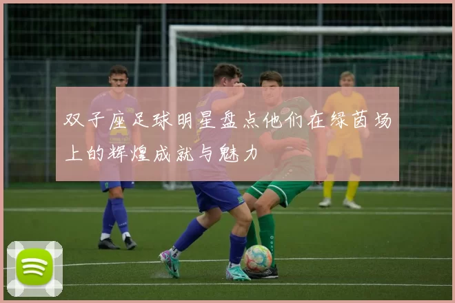 双子座足球明星盘点他们在绿茵场上的辉煌成就与魅力