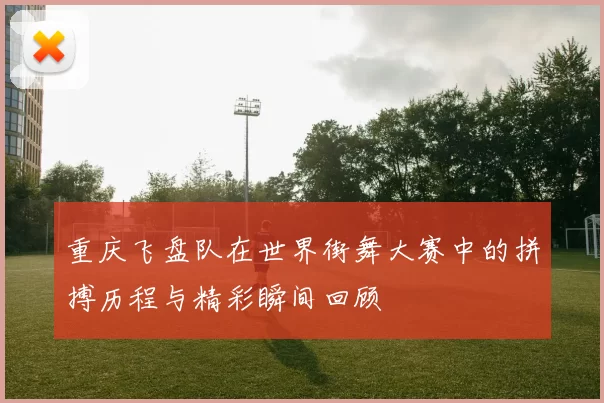 重庆飞盘队在世界街舞大赛中的拼搏历程与精彩瞬间回顾